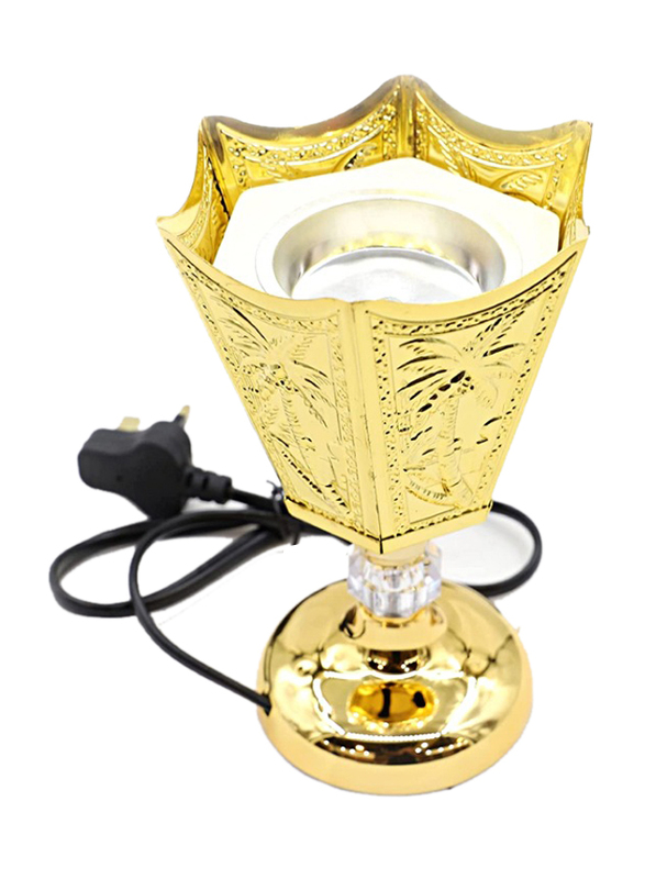 Electric Palm Design Luxury Oud Bakhoor Burner, Gold