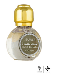 Hamidi 2-Piece Perfume Set Unisex, Natural Musk Tahara 100ml Water Perfume, Natural Musk Tahara 15ml CPO