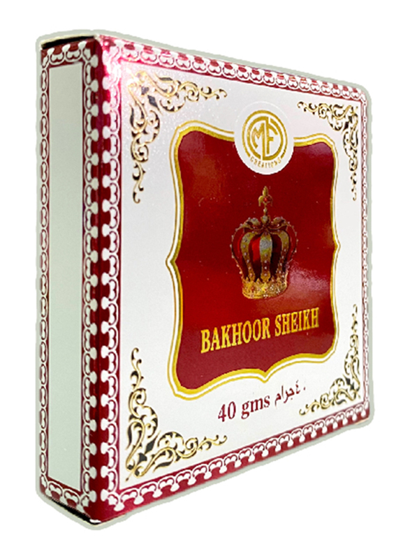 MFCreations Bakhoor Sheikh Home Fragrance, 40gm, Red