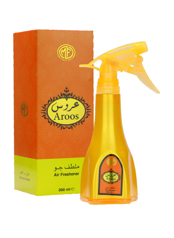 Mfcreations Air Freshener Aroos 300ml + Air Freshener Dinar 300ml + Air Freshener Bushra 3000ml, 3-Pieces