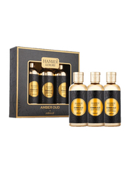 Hamidi Luxury Amber Oud by Armaf Gift Set with Body Lotion, Shower Gel & Shampoo Conditioner, 3-Piece