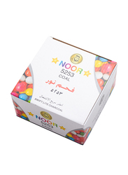 3-Piece Electric Incense Burner Ultimate Gift Set, 70gm Bakhoor Hajar Al Aswad + 80 Pieces Noor 5253 Charcoal, Multicolour