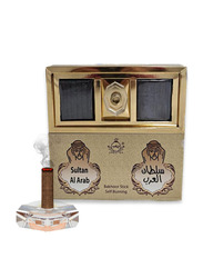 A to Z Creation Sultan Al Arab Luxury Oud Self Burning Bakhoor Sticks, 12 Pieces, Black