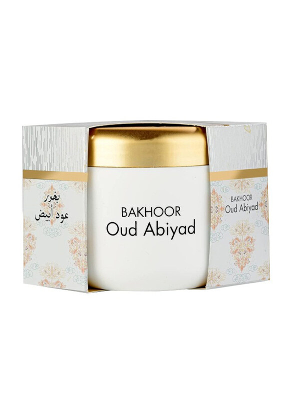 

Hamidi Oud Abiyad Bakhoor, 70gm, White