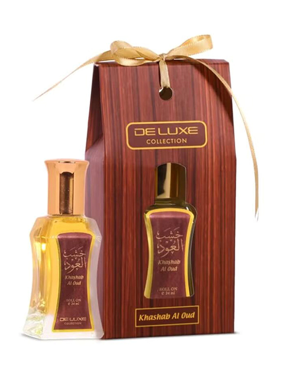 Hamidi 2-Piece Khashab Al Oud Set Unisex, 50ml EDP + 24ml Perfume Oil