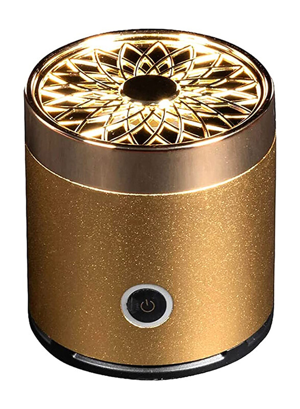 

Generic Delone USB Bukhoor & Incense Burner Arabic Gift with Portable And Long Battery, Gold