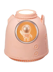 Astronaut Humidifier Air Purifier with Colour Changing Night Light, Pink