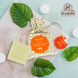 Hamidi Luxury Arabian Secret Pure Camel Milk Oudfron Soap, Orange, 115gm