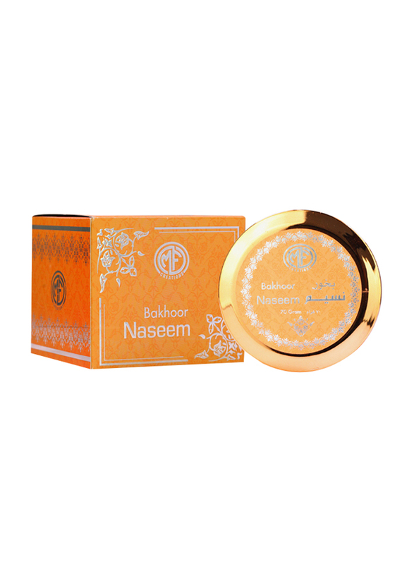 Mfcreations Bakhoor Naseem Home Fragrance Bundle Offer Set, 3 x 70gm, Orange
