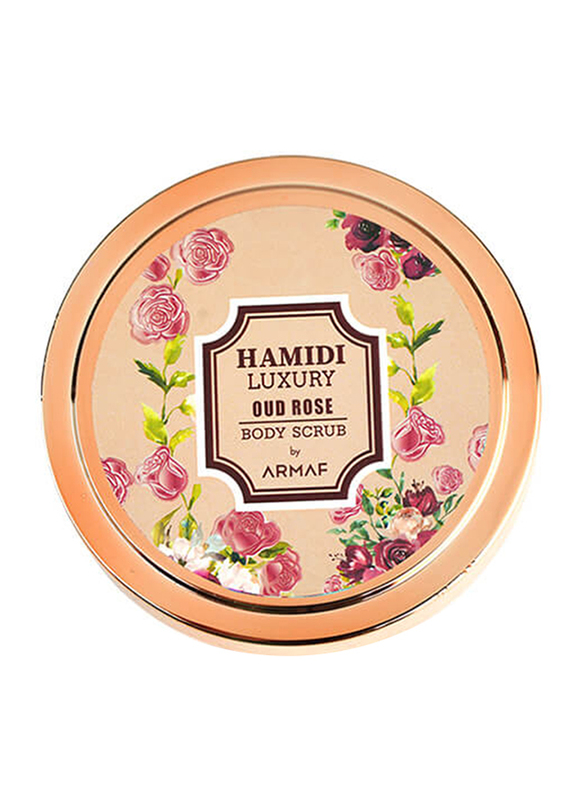 Hamidi Luxury Oud Rose Body Scrub, 250ml