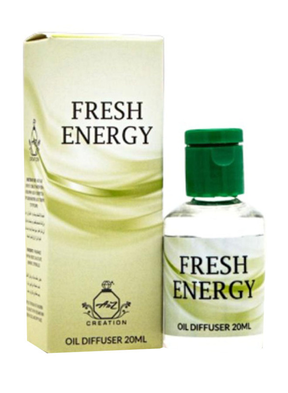 A to Z Creation Fresh Energy Diffuser/Essential Oil, 20ml, Green