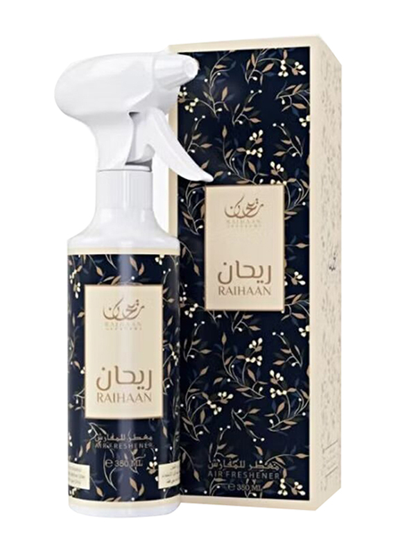 Raihaan Alfatemi 3-Piece Ultimate Bundle Offer Set, 350ml Air Freshener + 70g Bakhoor + 25g Oud Muattar