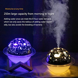 Underwater World Planet Light Humidifier with LED Night Lights & USB Light, Multicolour