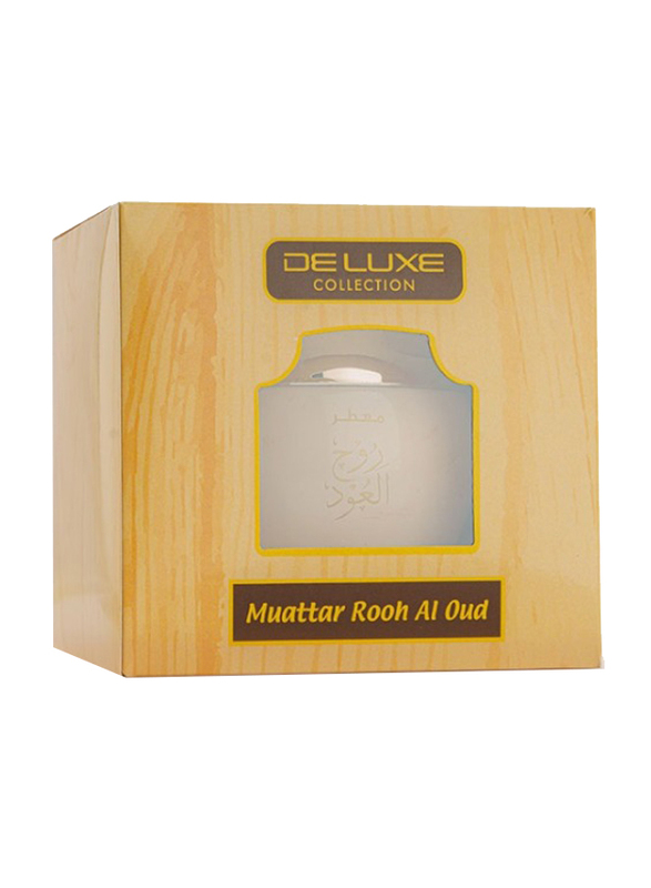 Rooh Al Oud Premium Luxury Oriental Oud Muattar, 50g, White