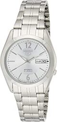 Seiko Analog Watch for Men with Stainless Steel Band, Water Resistant, SNKE97J1, Silver