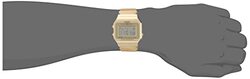 Casio Digital Watch for Men with Mesh Band, A700WMG-9AVT, Gold-Beige