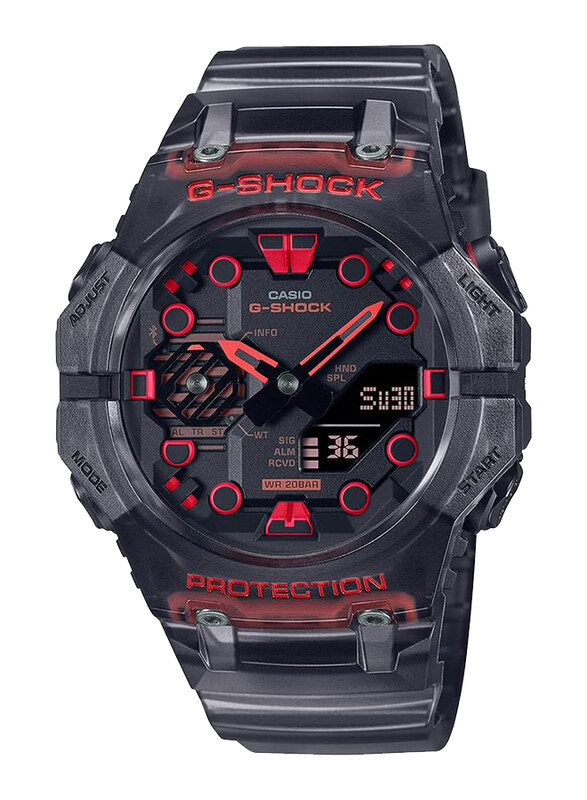 

Casio G-Shock Analog-Digital Watch for Men with Resin Band, Water Resistant, GA-B001G-1ADR, Black