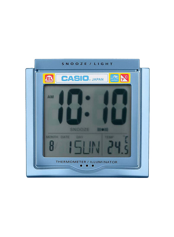 

Casio Indoor Table Alarm Clock, DQ-750F-2DF, Blue