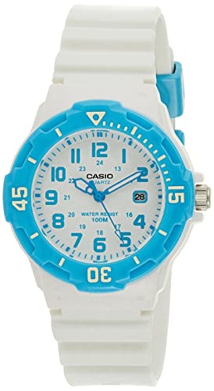 Casio Analog Watch for Women with Resin Band, Lrw-200H-2B, White-White