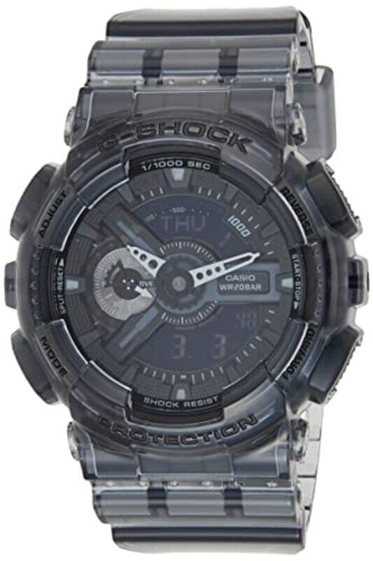 

Casio Analog/Digital Watch for Men with Resin Band, GA-110SKE-8ADR, Grey-Grey