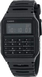 Casio Digital Youth Wrist Watch for Men with Resin Band, Water Resistant, Ca-53Wf-1Bdf, Black