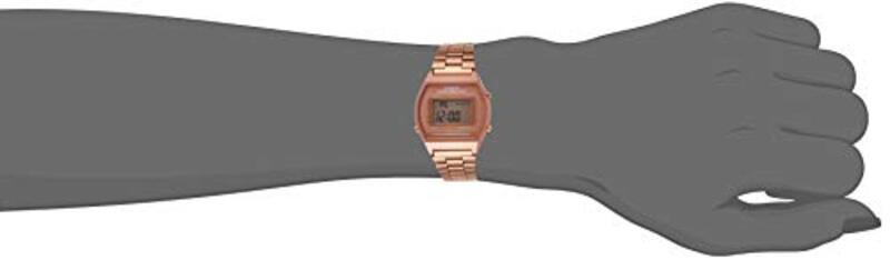 Casio Digital Watch for Men with Stainless Steel Band, B640Wc-5ADF, Rose Gold-Rose Gold