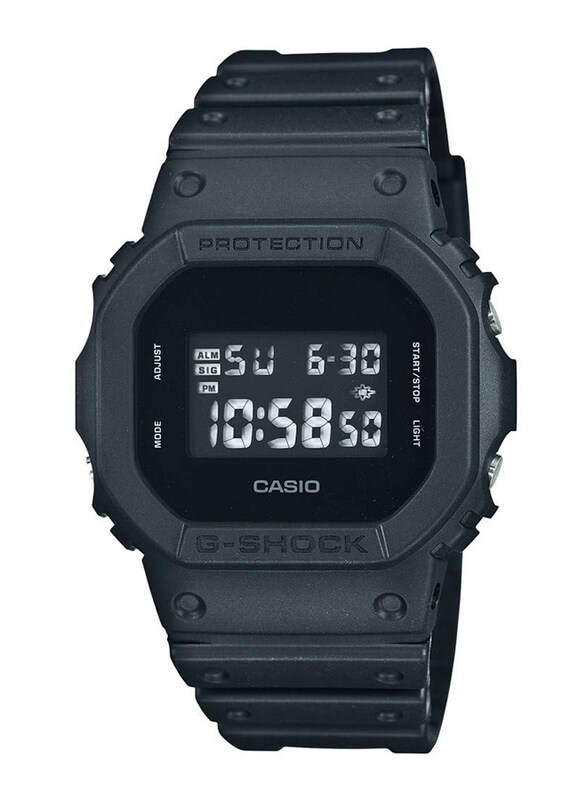 

Casio G-Shock Heritage Series Digital Watch for Men with Resin Band, Water Resistant, DW-5600BB-1, Black
