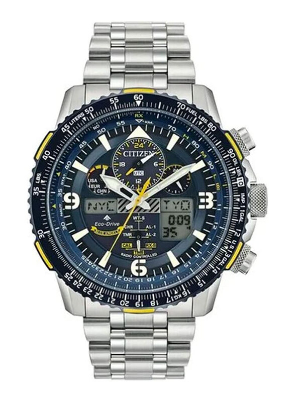 

Citizen Analog + Digital Watch for Men with Stainless Steel Band, JY8078-52L, Silver-Multicolour