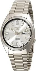 Seiko Analog Watch for Men with Stainless Steel Band, Water Resistant, SNXS73, Silver