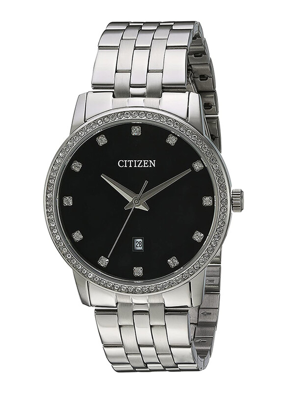 

Citizen Analog Watch for Men with Stainless Steel Band, Water Resistant, BI5030-51E, Silver-Black