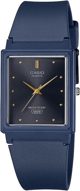 

Casio Analog Casual Classic Watch Unisex with Resin Band, Water Resistant, MQ-38UC-2A1DF, Blue/Black
