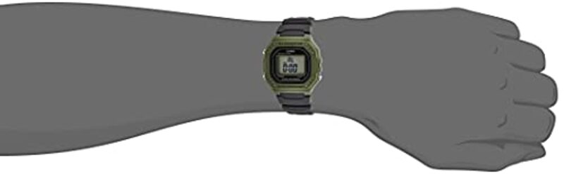 Casio Digital Watch for Men with Resin Band, W-218H-3AVDF, Blue-Black