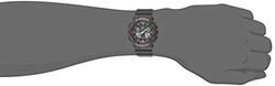 Casio G-Shock Analog + Digital Watch for Men with Resin Band, Water Resistant, GA-100-1A4ER, Black-Black
