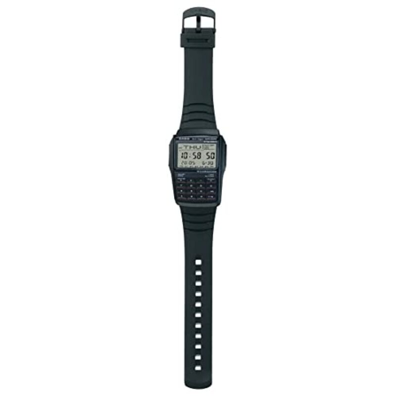 Casio Digital Watch for Men with Resin Band, DBC-32-1ADF, Black-Black