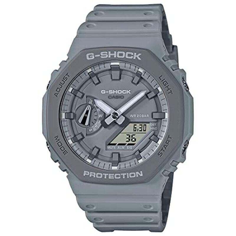 

Casio Analog/Digital Watch for Men with Resin Band, GA-2110ET-8ADR, Grey-Grey