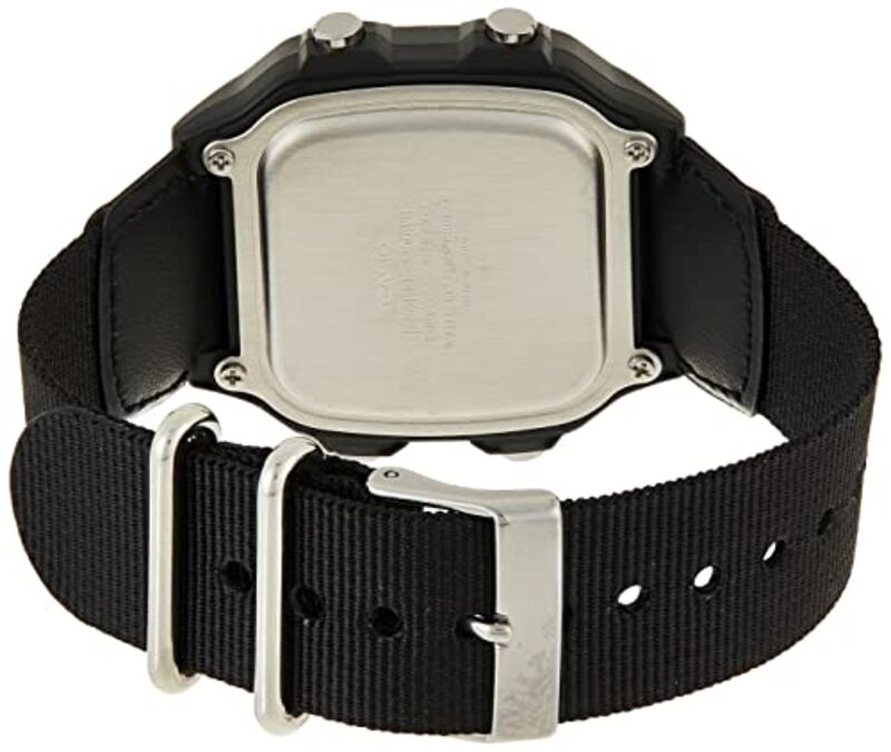 Casio Digital Watch for Men with Nylon Band, AE-1200WHB-1BVDF, Black-Grey