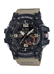 Casio G-Shock Mudmaster Analog/Digital Watch for Men with Resin Band, Water Resistant, GG-1000-1A5DR (G661), Beige-Black