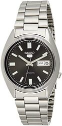 Seiko Analog Watch for Men with Stainless Steel Band, Water Resistant, SNXS79K, Silver-Black