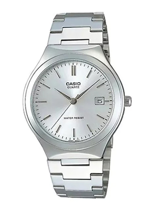 Casio Analog Watch for Men with Stainless Steel Band, Water Resistant, MTP-1170A-7ARDF, Silver