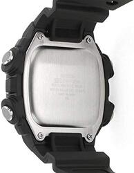 Casio Digital Watch for Men with Resin Band, DW-291H-1BVEF, Black-Transparent