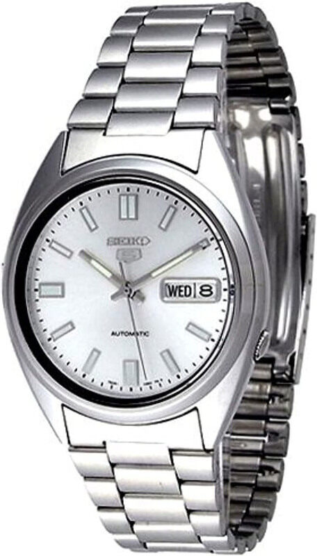 

Seiko Analog Watch for Men with Stainless Steel Band, Water Resistant, SNXS73K1, Silver/Silver