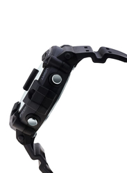 Casio Illuminator Digital Quartz Sport Watch for Men with Resin Band, Water Resistant, AE-1500WH-1AVDF Black/Grey