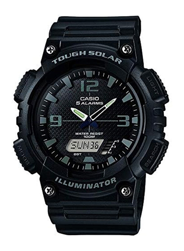 

Casio Analog-Digital Quartz Watch for Men with Resin Band, Water Resistant, AQ-S810W-1A2VEF, Black