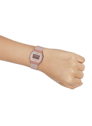 Casio Digital Watch for Women with Resin Band, Water Resistant, LW 204 4ADF, Pink