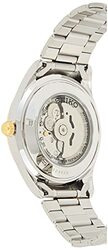 Seiko Analog Watch for Men with Stainless Steel Band, SNKP22J1, Multicolour-Silver