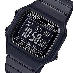 Casio Digital Watch for Men with Stainless Steel Band, Water Resistant, B650WB-1B, Black-Black