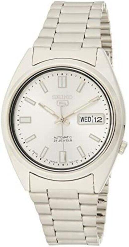 

Seiko Analog Watch for Men with Stainless Steel Band, Water Resistant, SNXS73J1-1, Silver