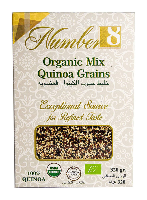 Number Eight Organic Mix Quinoa Grains, 320g