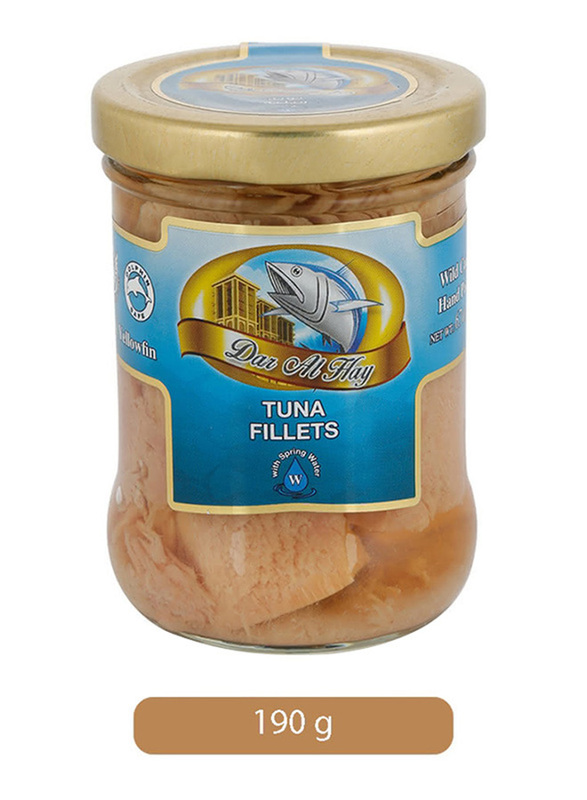Dar Al Hay Tuna Fillet with Spring Water, 190g