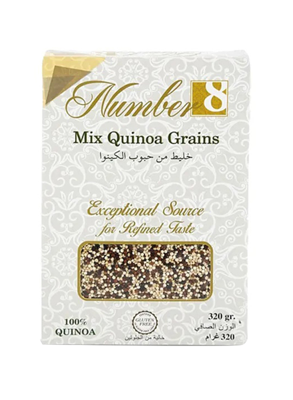 

Number Eight Conventional Mix Quinoa Grains, 320g